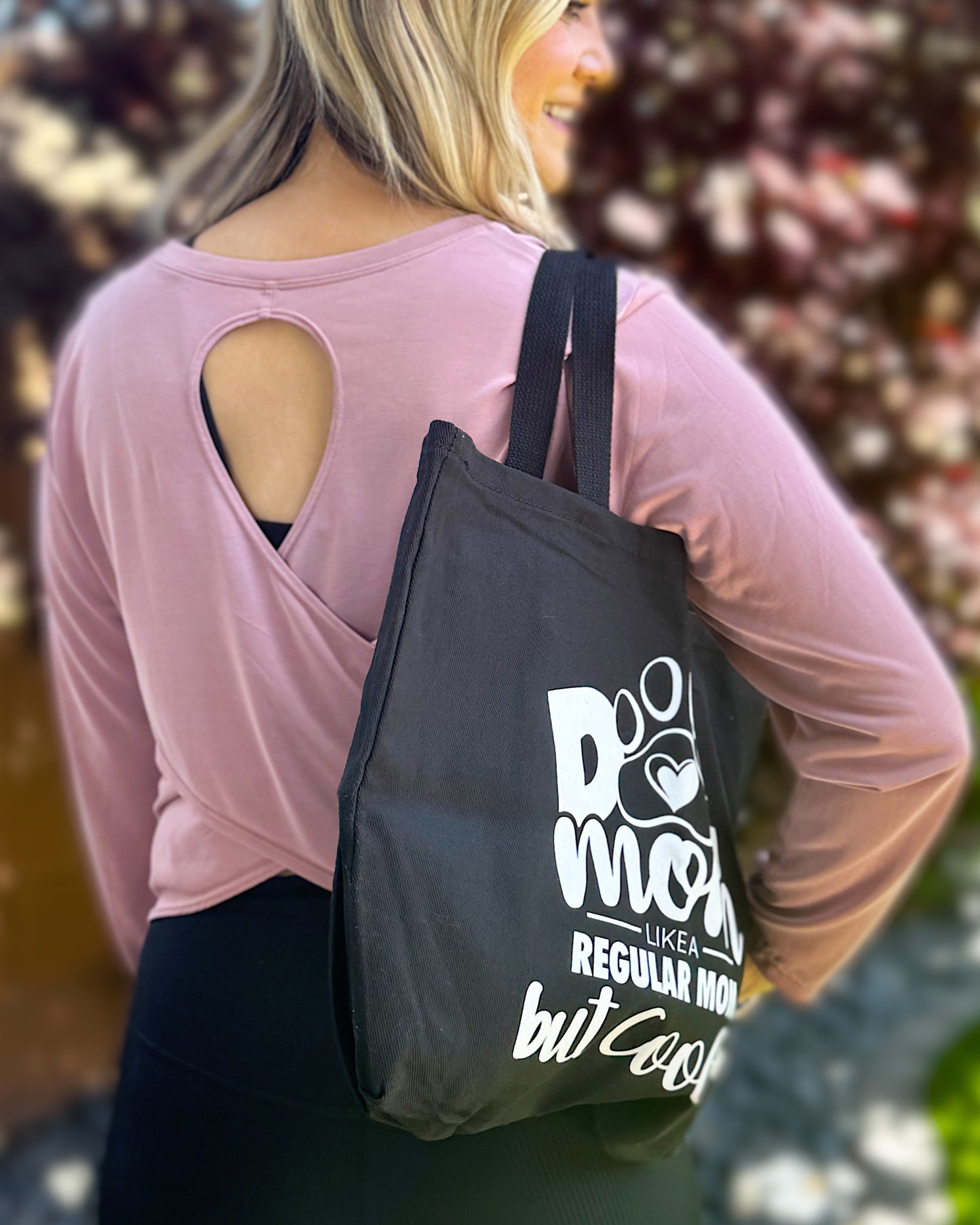 Dog Mom Workout Top - Pink