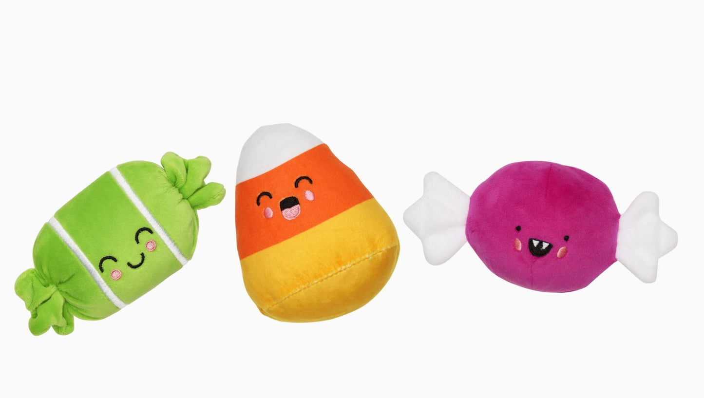 Halloween Candy Dog Toys - Set of 3