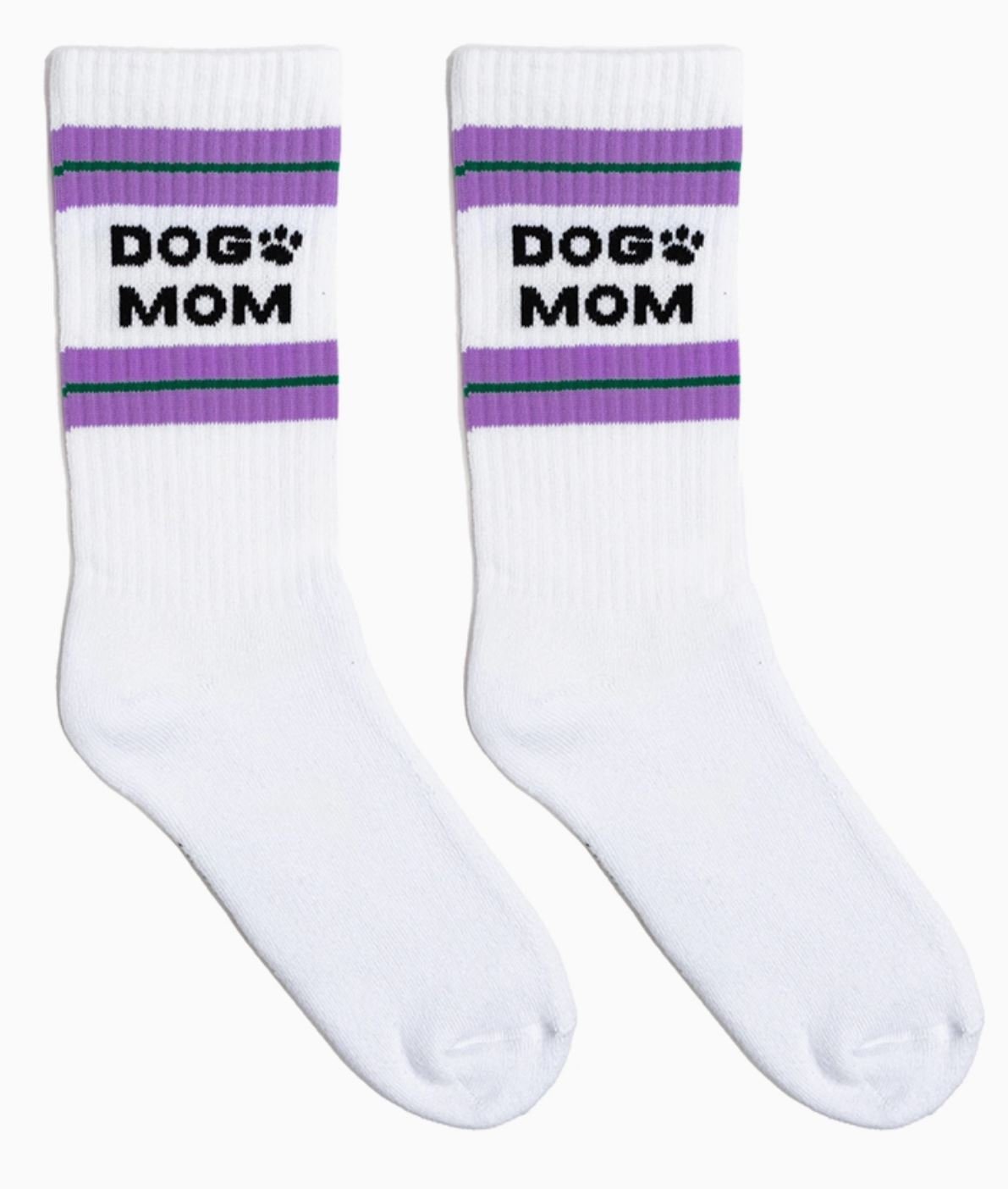 Dog Mom Classic Crew Socks - LittleLuck Boutique