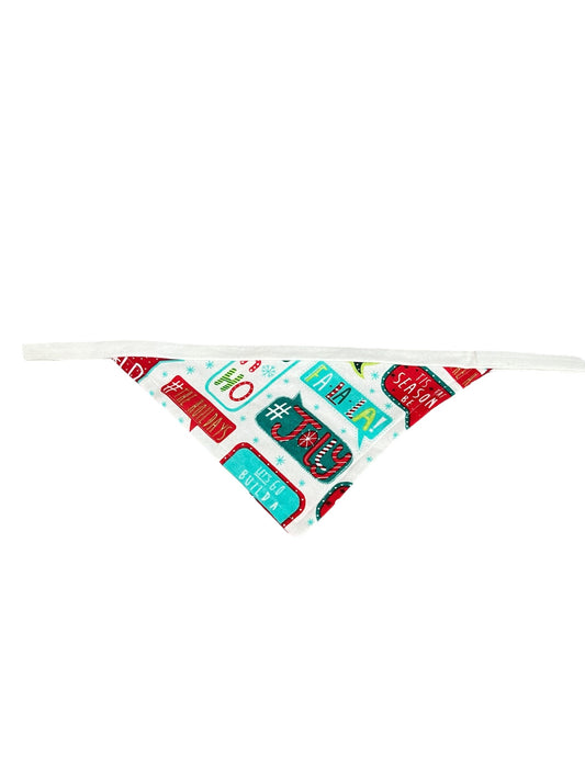 Jolly Christmas Bandana - Large