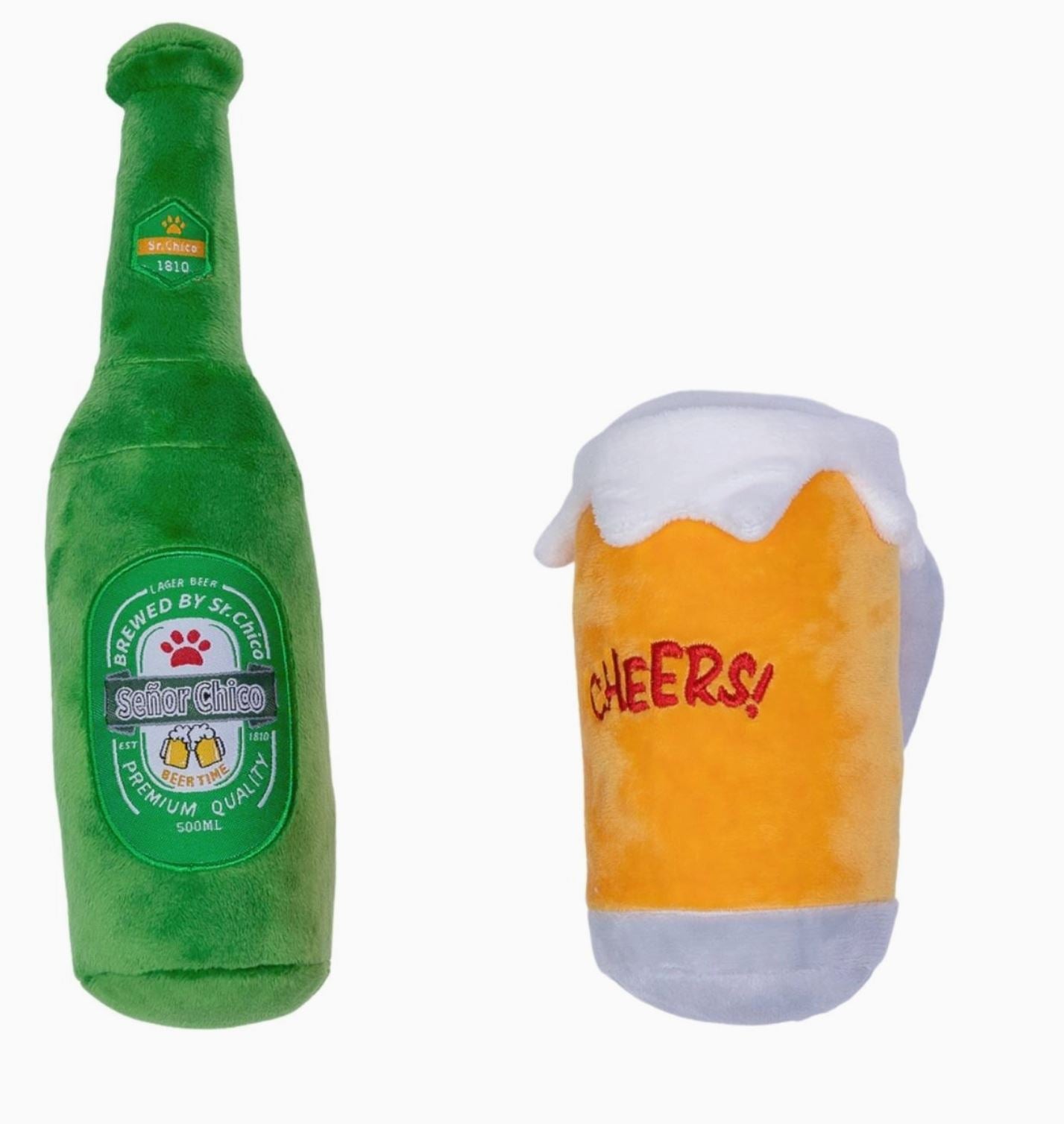 Beer Bottle Dog Toy