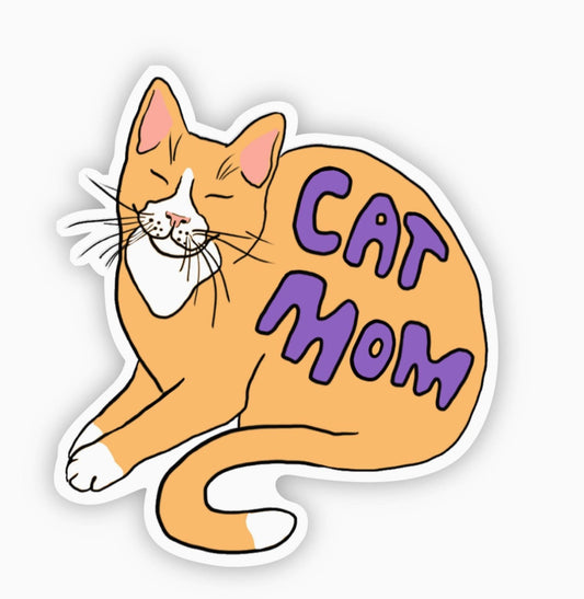 Cat Mom Sticker