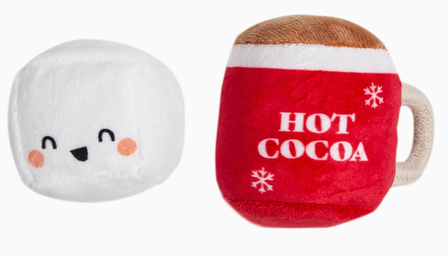 Christmas Hot Cocoa Cat Toys - Set of 2