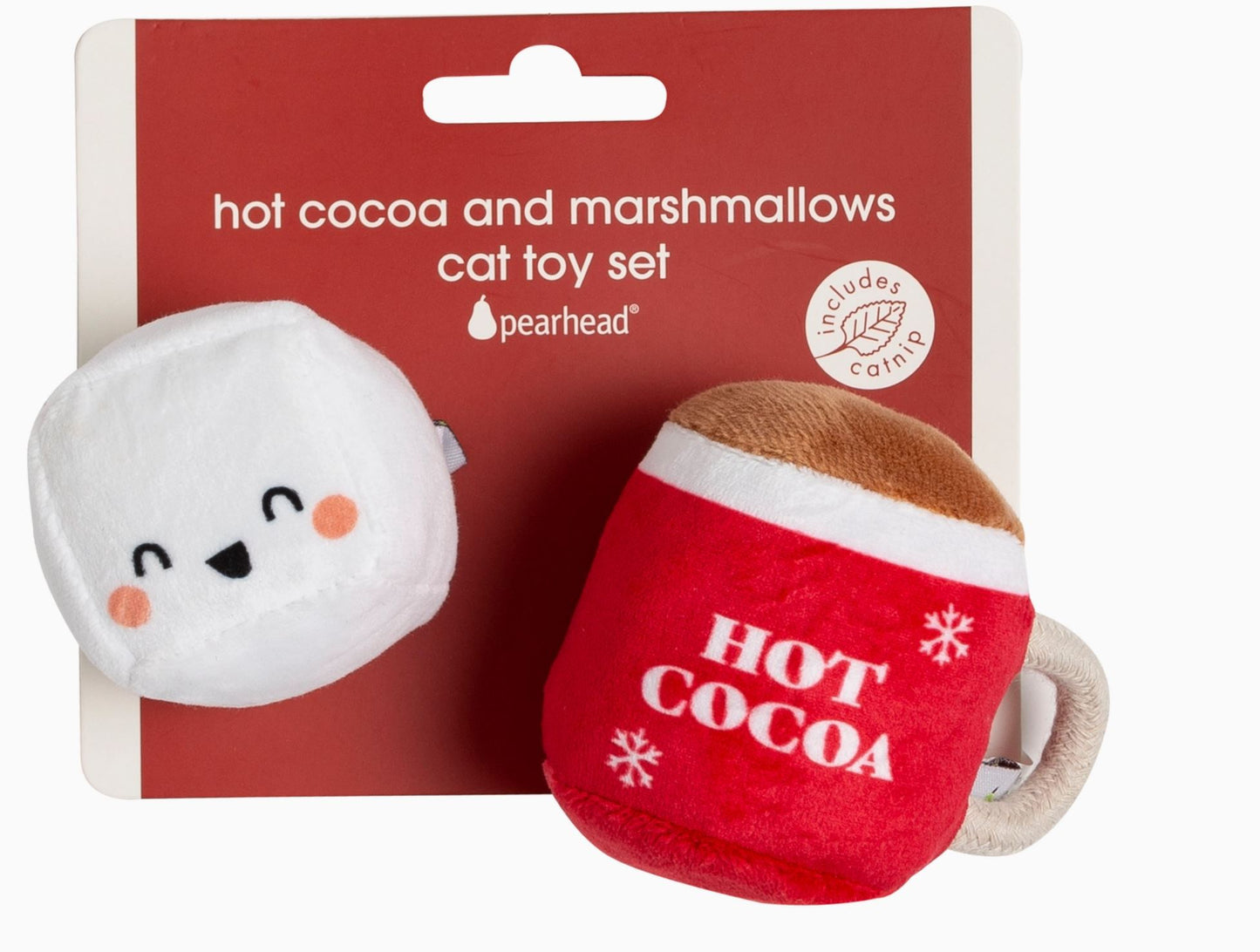 Christmas Hot Cocoa Cat Toys - Set of 2