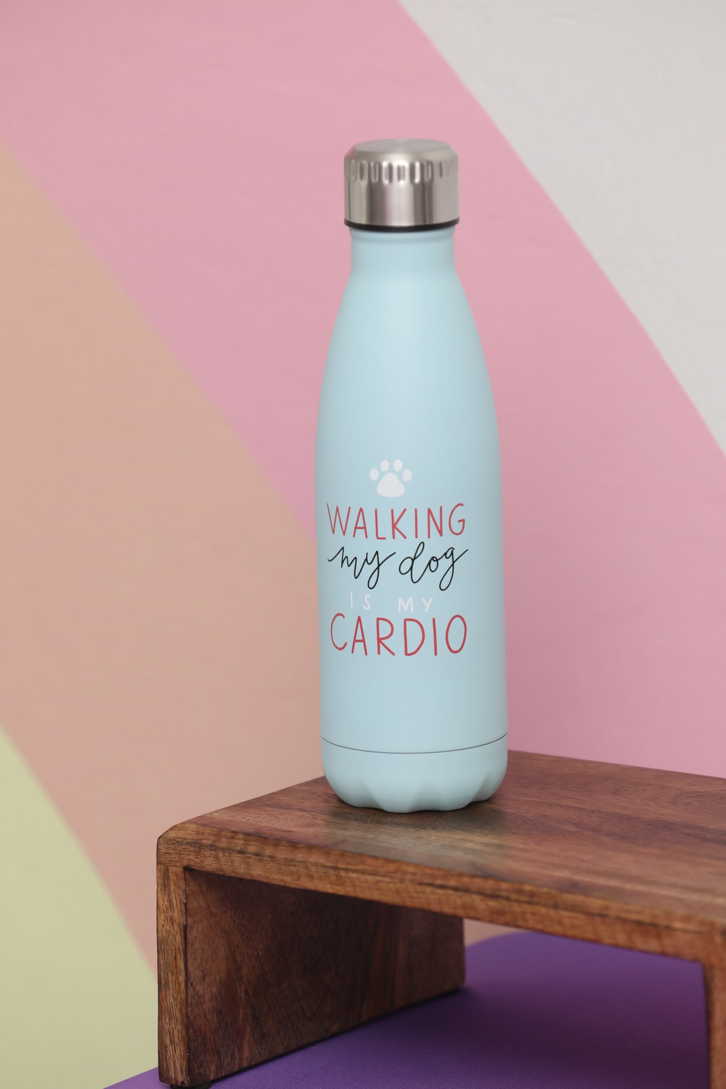 Walking My Dog Is My Cardio Water Bottle