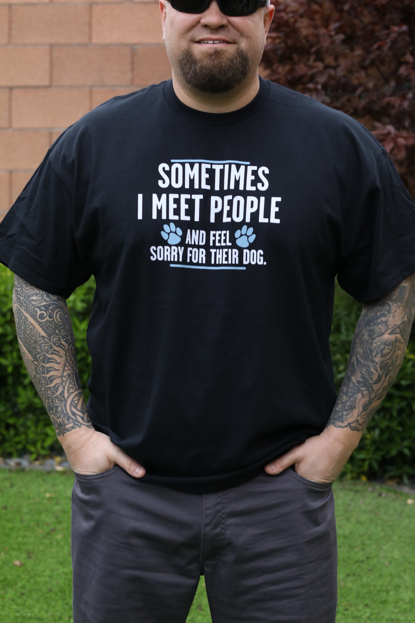 Sometimes I Meet People And Feel Sorry For Their Dog Unisex T-Shirt