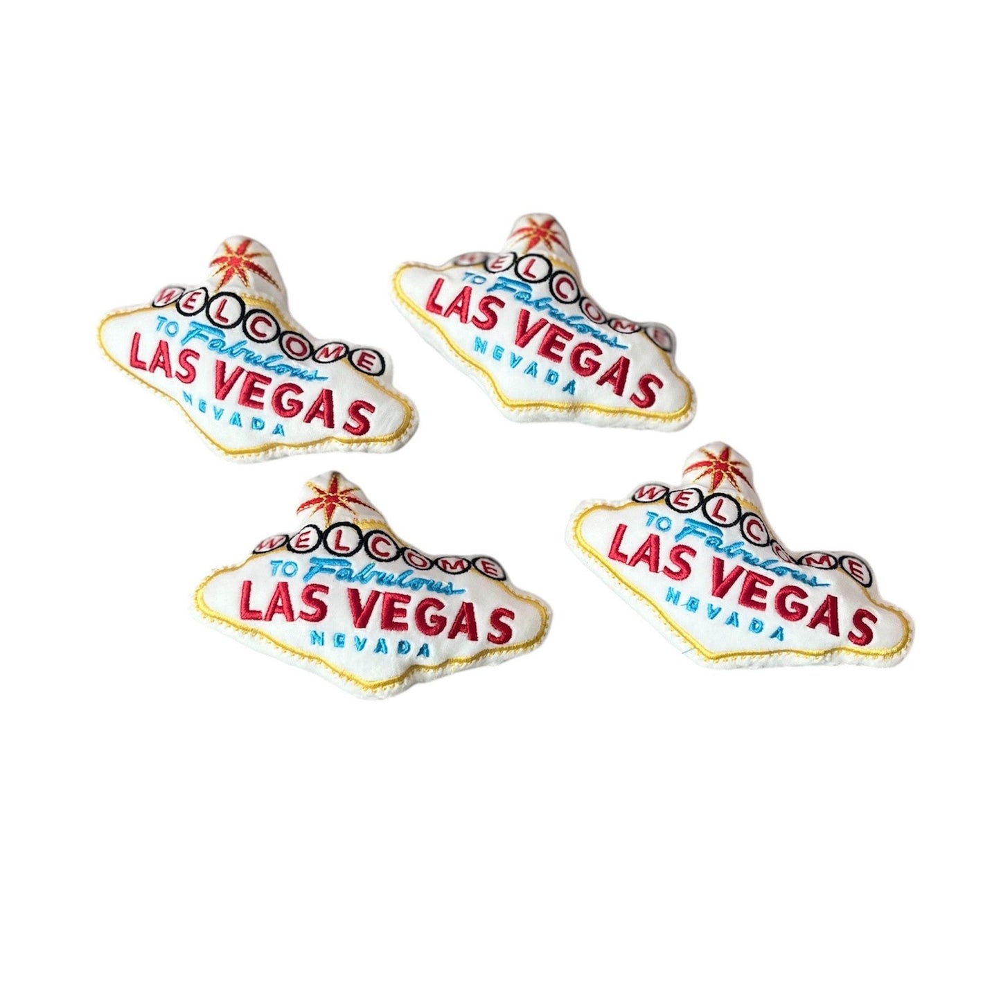 Las Vegas Sign Dog Toy With Squeaker