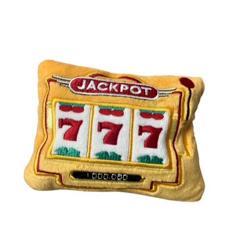 Jackpot Slot Machine Dog Toy With Squeaker