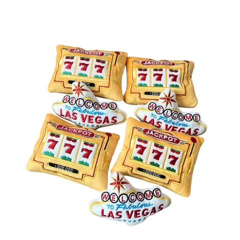 Las Vegas Sign Dog Toy With Squeaker