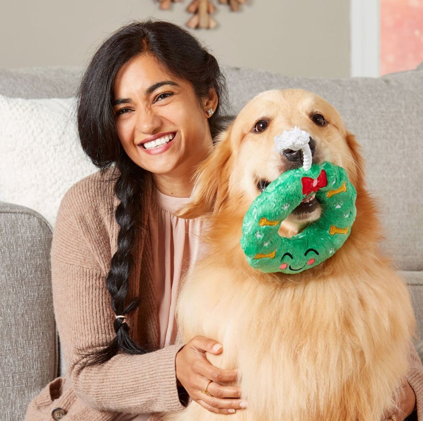 Christmas Wreath Dog Toy