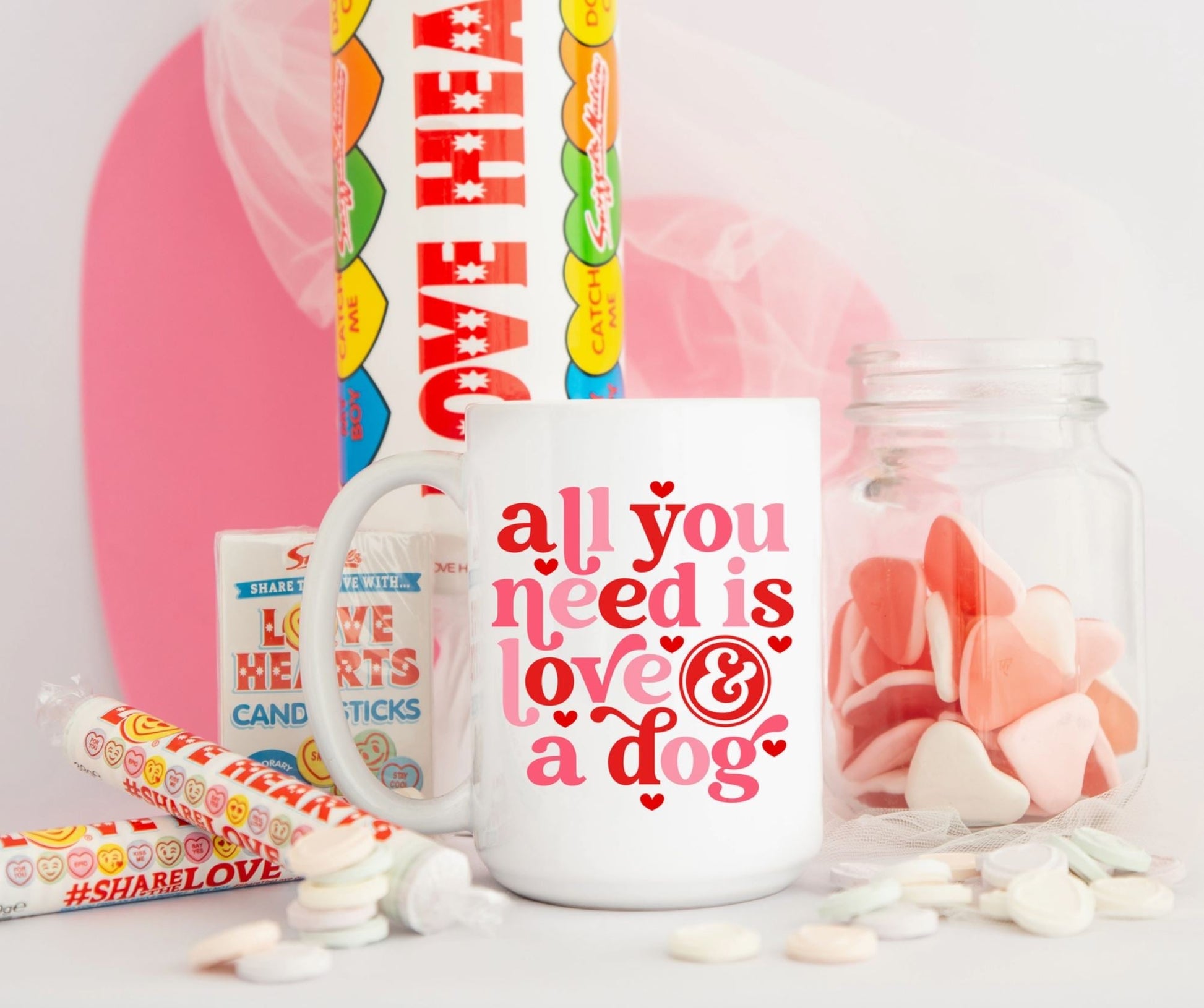 All You Need Is Love And A Dog Coffee Mug - LittleLuck Boutique