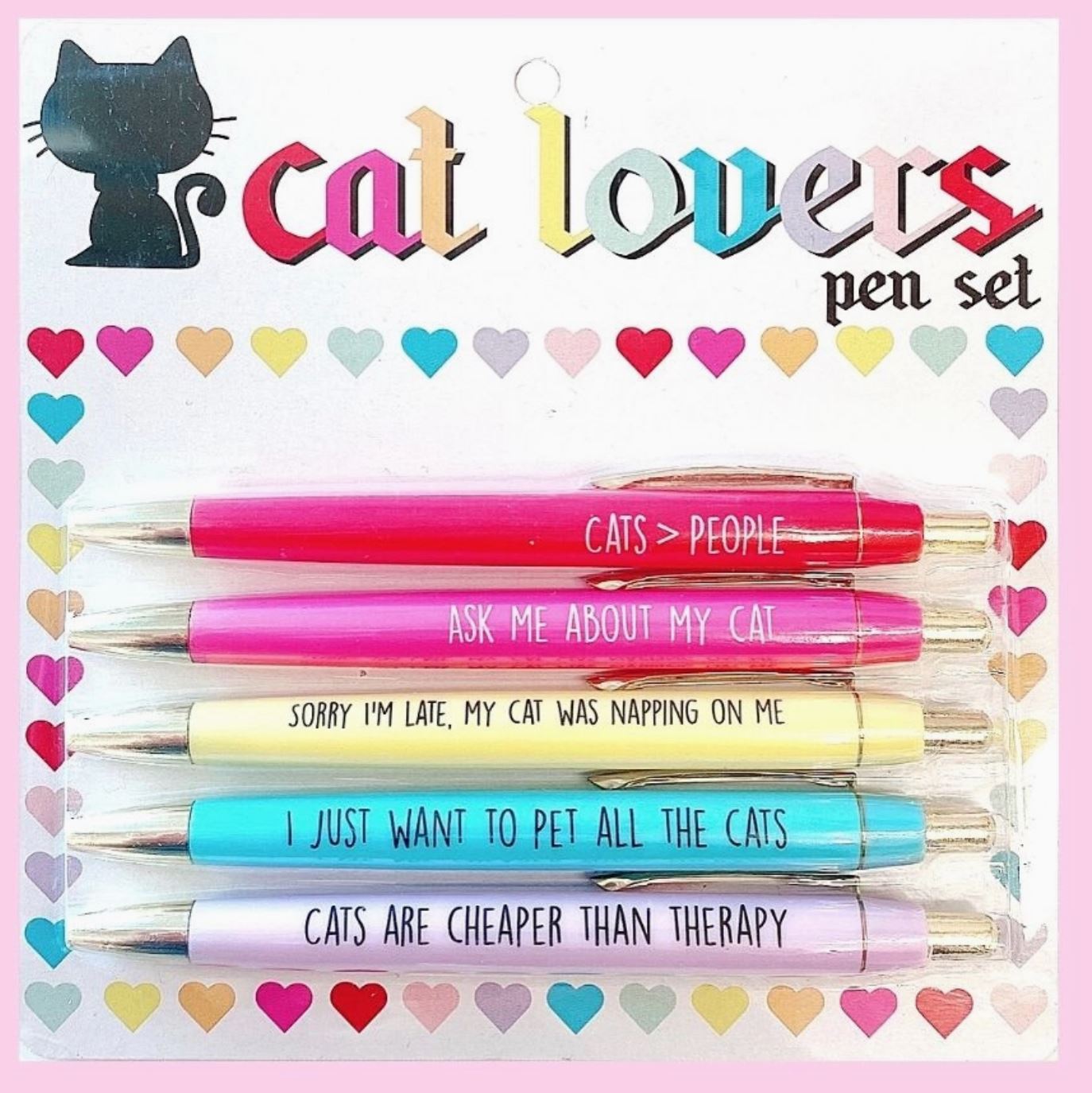 Cat Lovers Pen Set - LittleLuck Boutique