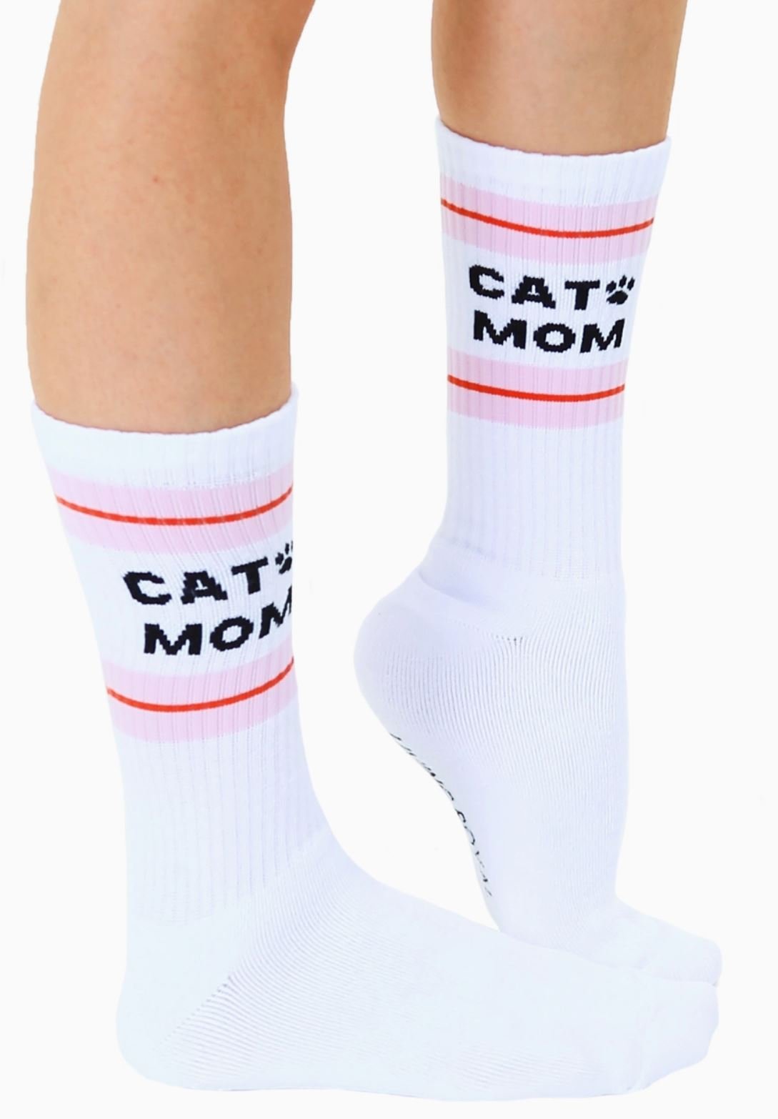 Cat Mom Classic Crew Socks - LittleLuck Boutique