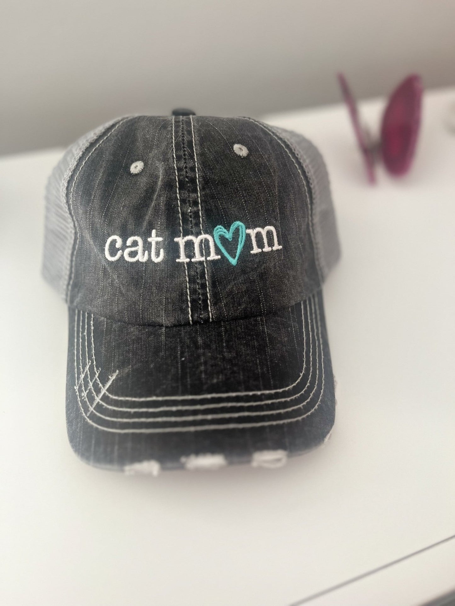 Cat Mom Trucker Hat - LittleLuck Boutique