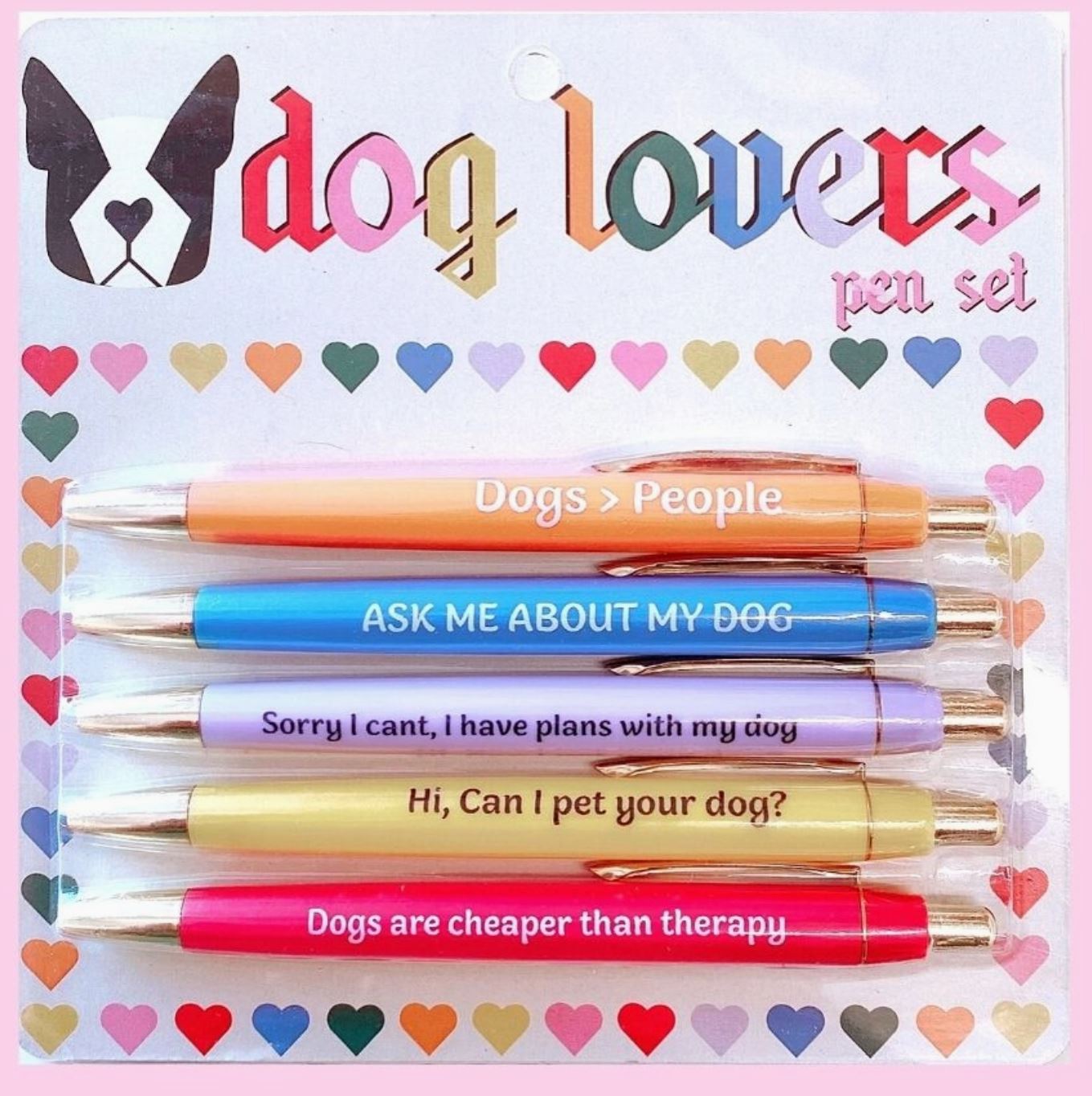 Dog Lovers Pen Set - LittleLuck Boutique