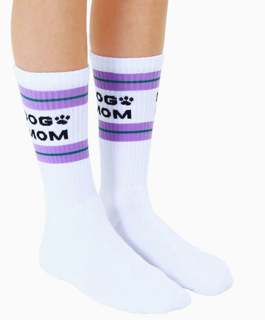 Dog Mom Classic Crew Socks - LittleLuck Boutique