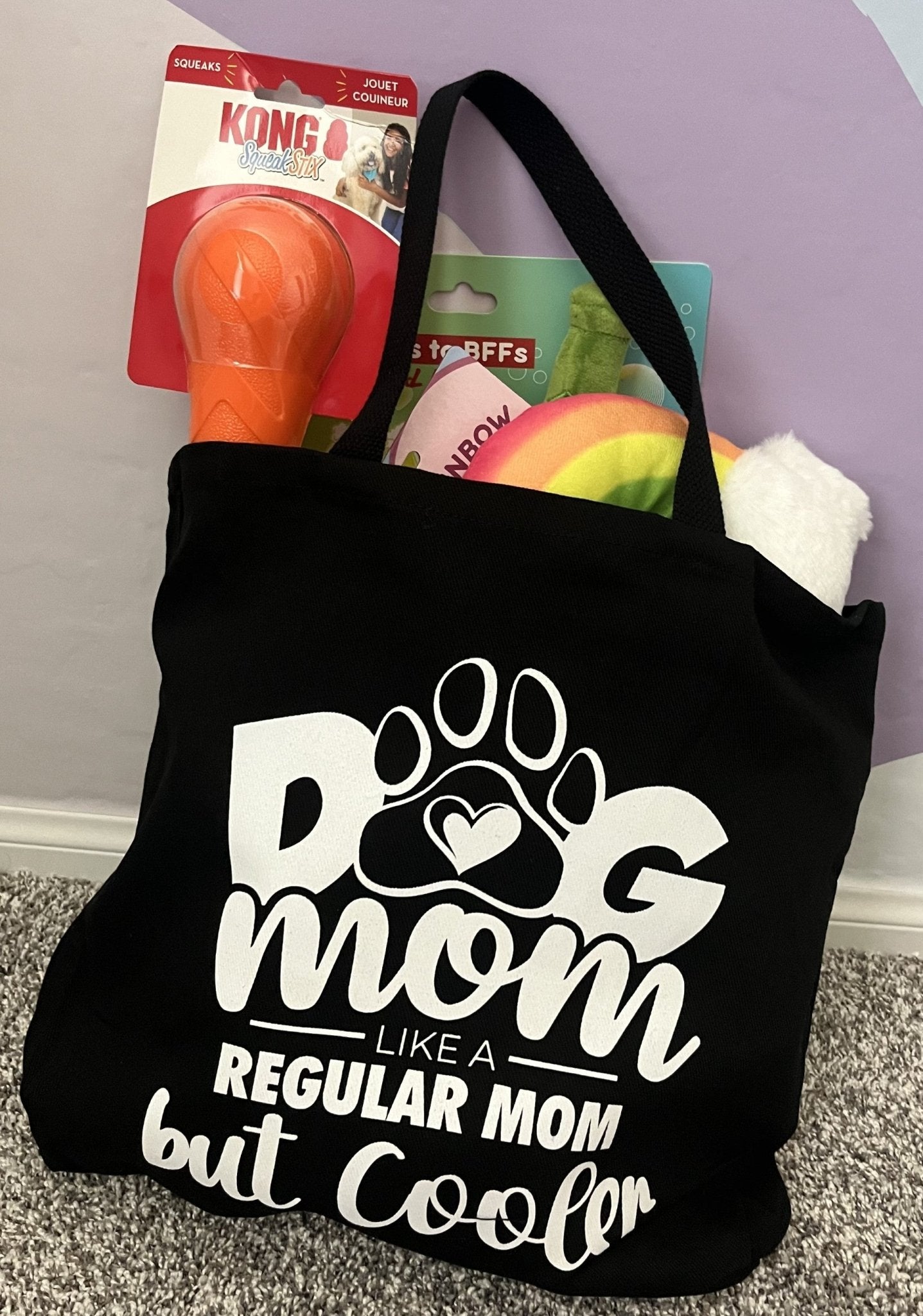 Dog Mom Like A Regular Mom But Cooler Tote Bag - LittleLuck Boutique