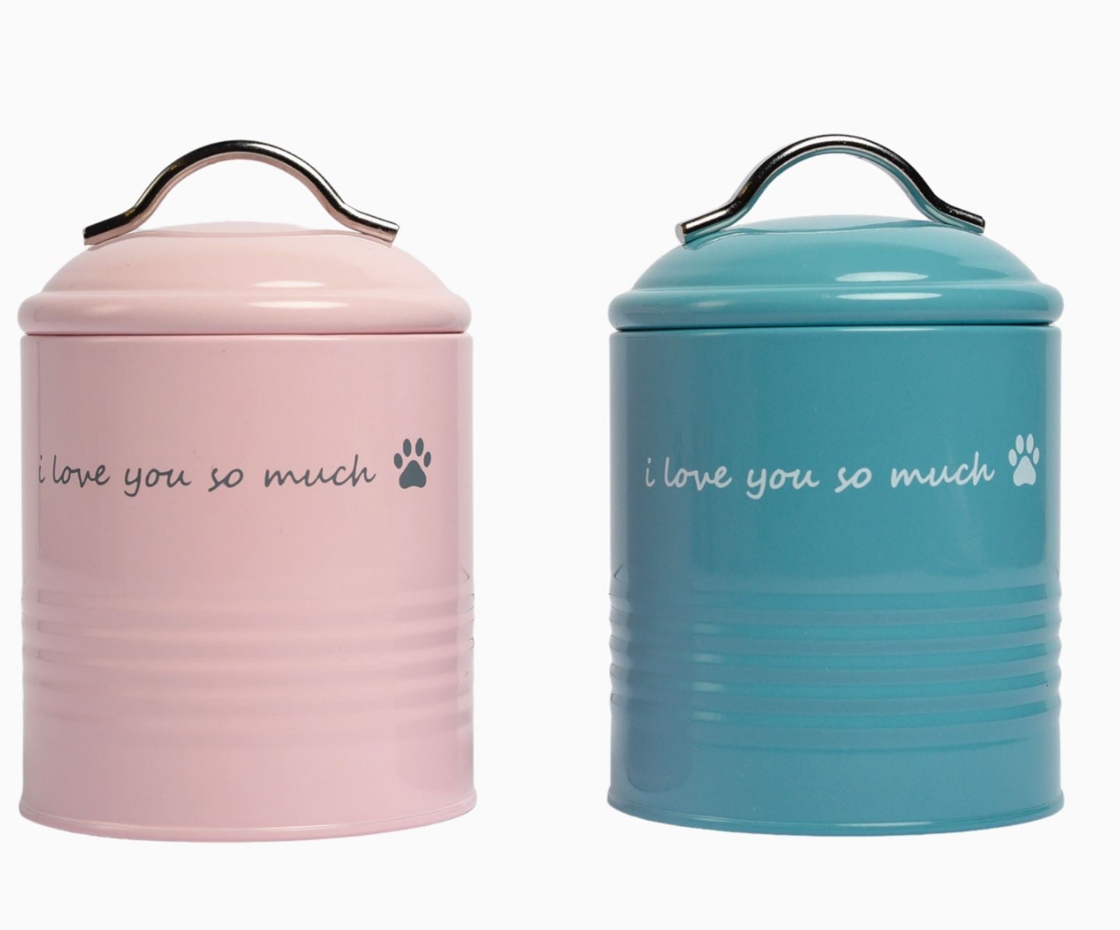 Dog Treat Canister Gift Set - I Love You So Much - LittleLuck Boutique