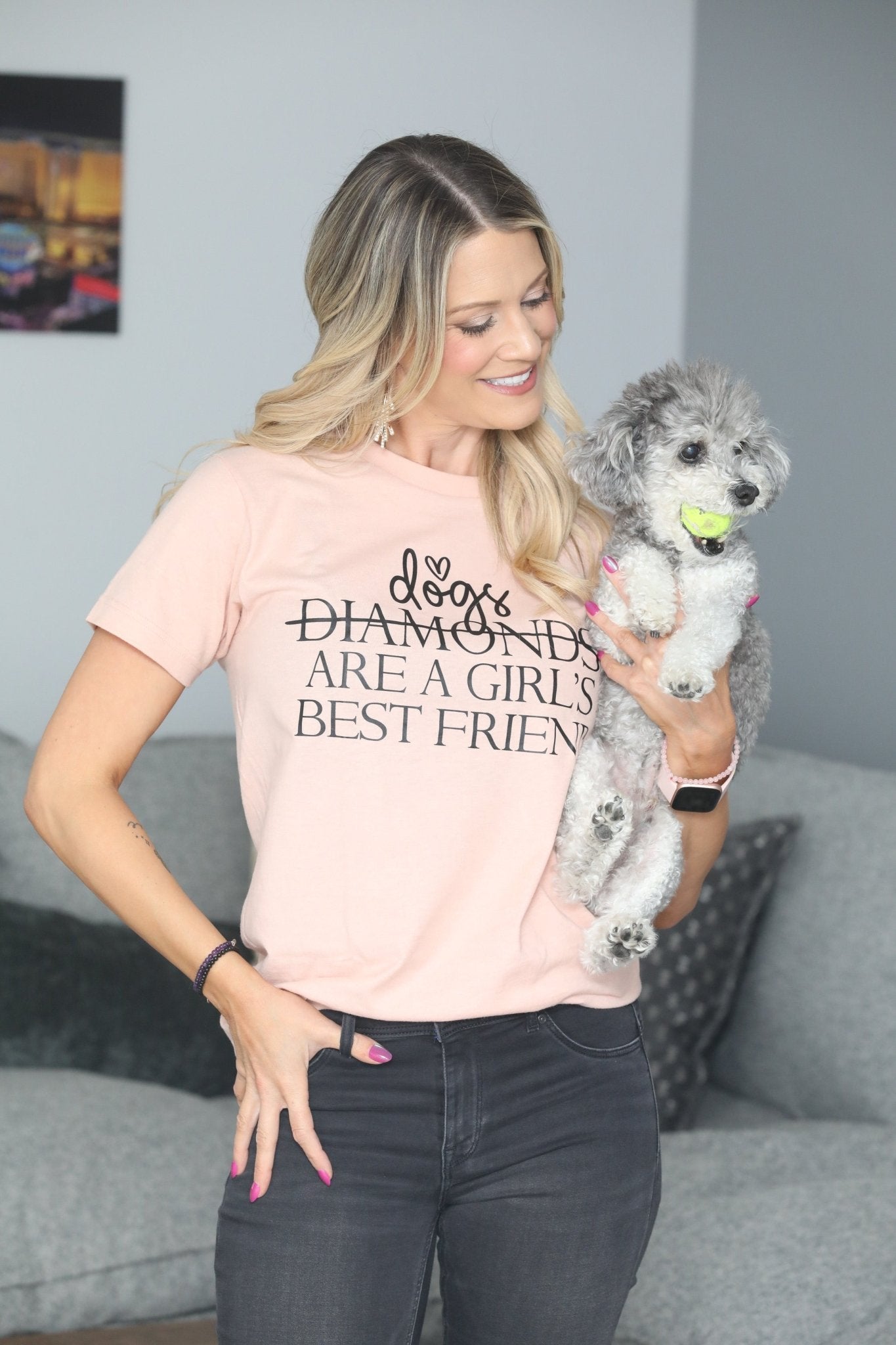 Dogs Are A Girls Best Friend T-Shirt - LittleLuck Boutique