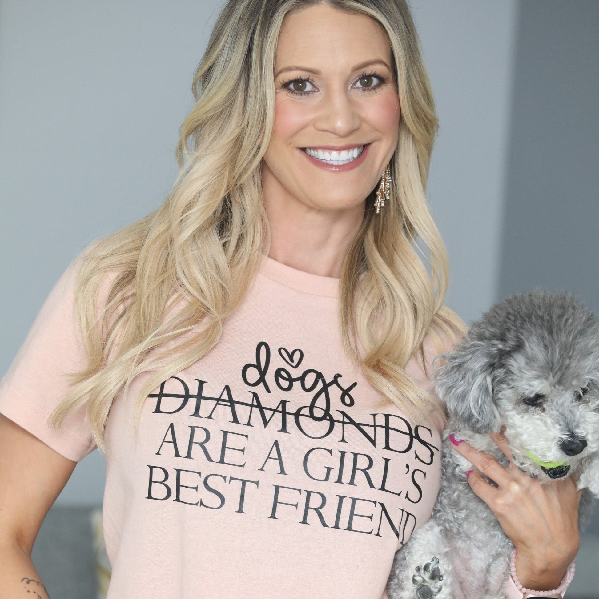 Dogs Are A Girls Best Friend T-Shirt - LittleLuck Boutique