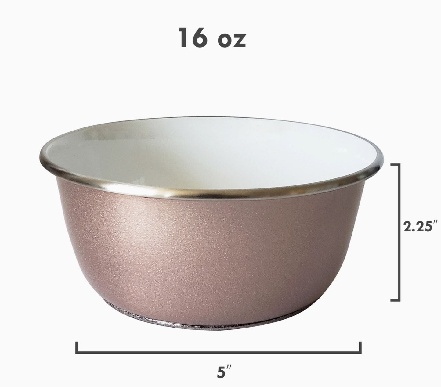 Eco - Friendly Dog Bowl with Paw Print - Rose Gold - LittleLuck Boutique