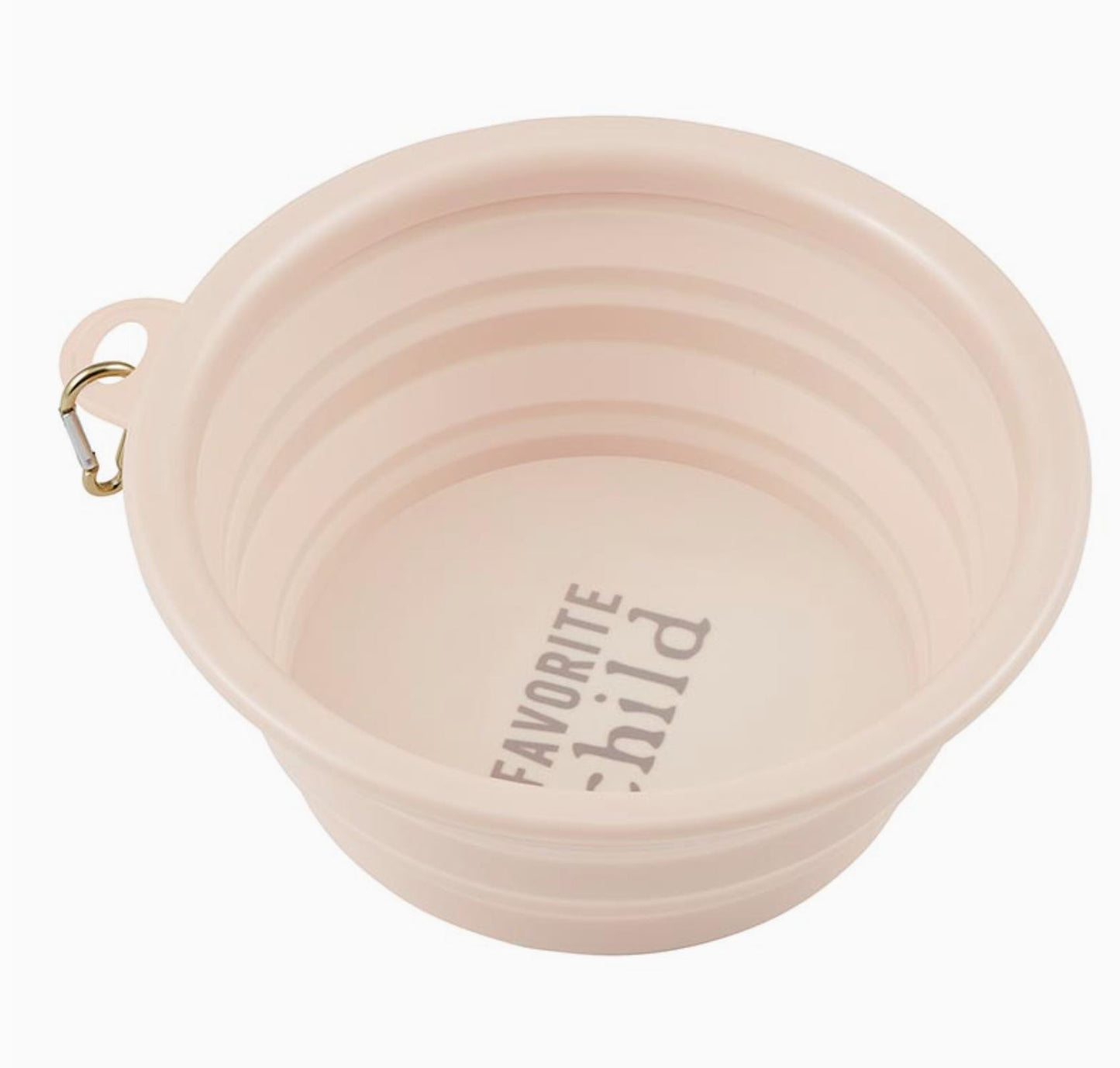 Favorite Child Collapsible Water Bowl - Large - LittleLuck Boutique